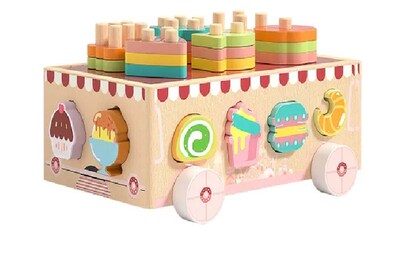 Foto 1 | Juguete Educativo Xtellar Montessori De Madera Para Niños De 2 A 4 Años.