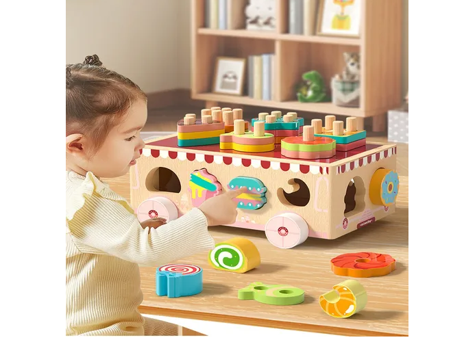 Foto 3 pulgar | Juguete Educativo Xtellar Montessori De Madera Para Niños De 2 A 4 Años.
