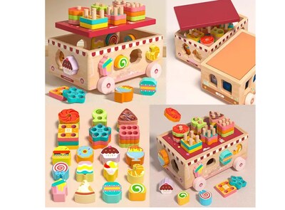 Foto 3 | Juguete Educativo Xtellar Montessori De Madera Para Niños De 2 A 4 Años.