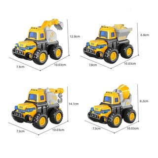 Foto 2 | Coche De Juguete 4pcs Belug Amarillo Negro