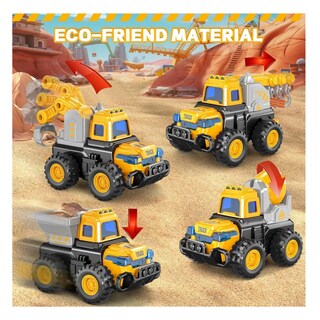 Foto 3 | Coche De Juguete 4pcs Belug Amarillo Negro