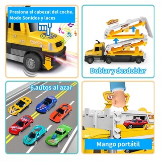 Foto 3 | Coches Juguete Lab.g Amarillo 7pz