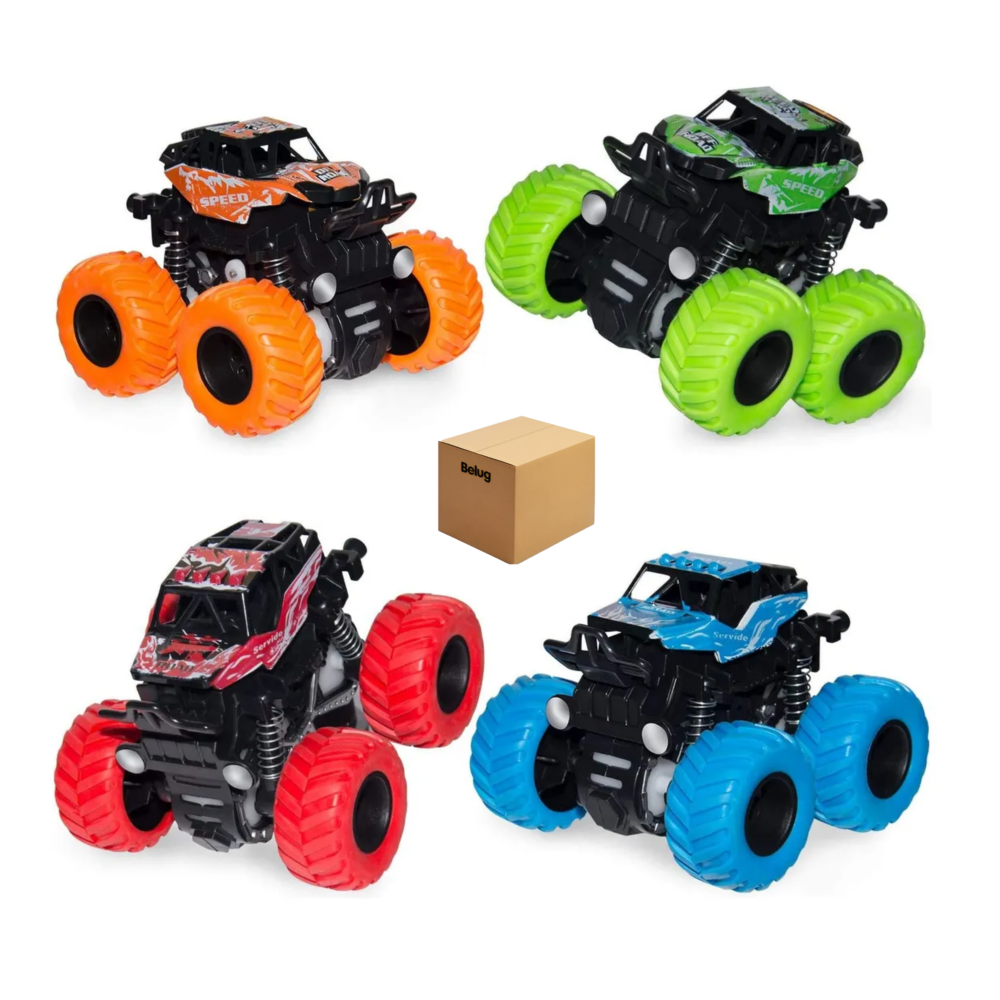 Foto 1 | Vehículo Para Niños 4pcs Belug  Rojo Verde Azul Naranja