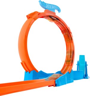 Foto 4 | Set De Atletismo Para Coches De Juguete Hot Wheels Triple Loop Con Vehículo 1:64. - Venta Internacional.