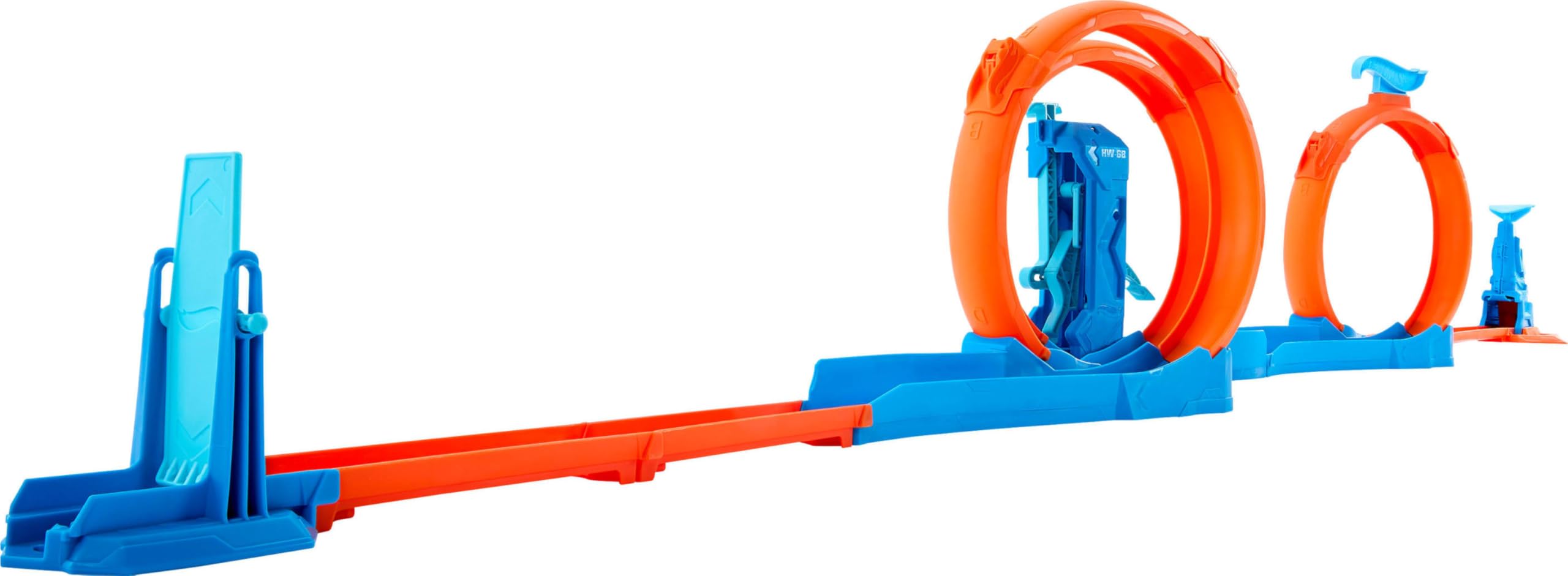 Foto 6 pulgar | Set De Atletismo Para Coches De Juguete Hot Wheels Triple Loop Con Vehículo 1:64. - Venta Internacional.