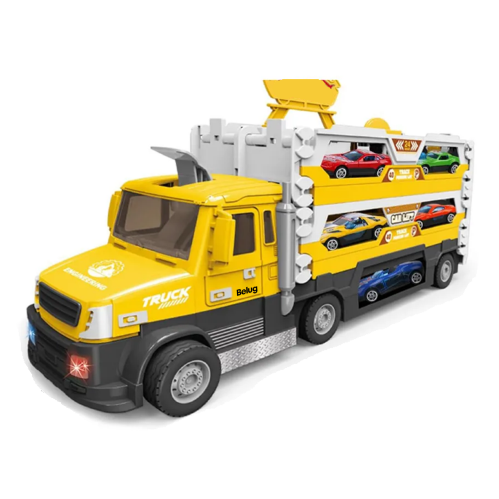 Foto 1 | Coches Juguete Belug Amarillo 7pz