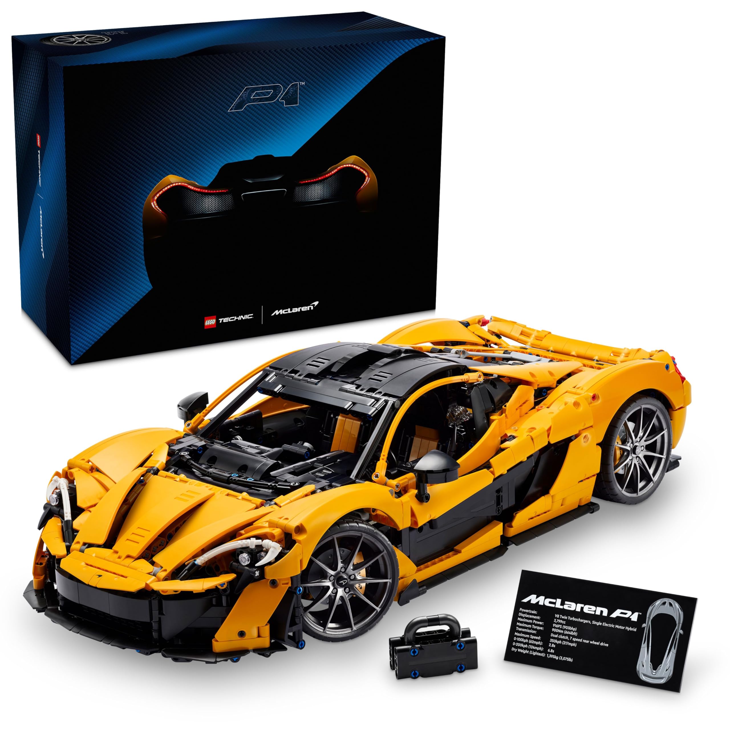 Foto 2 pulgar | Maqueta De Coche Lego Technic Mclaren P1 1:8 Para Adultos 42172 - Venta Internacional.