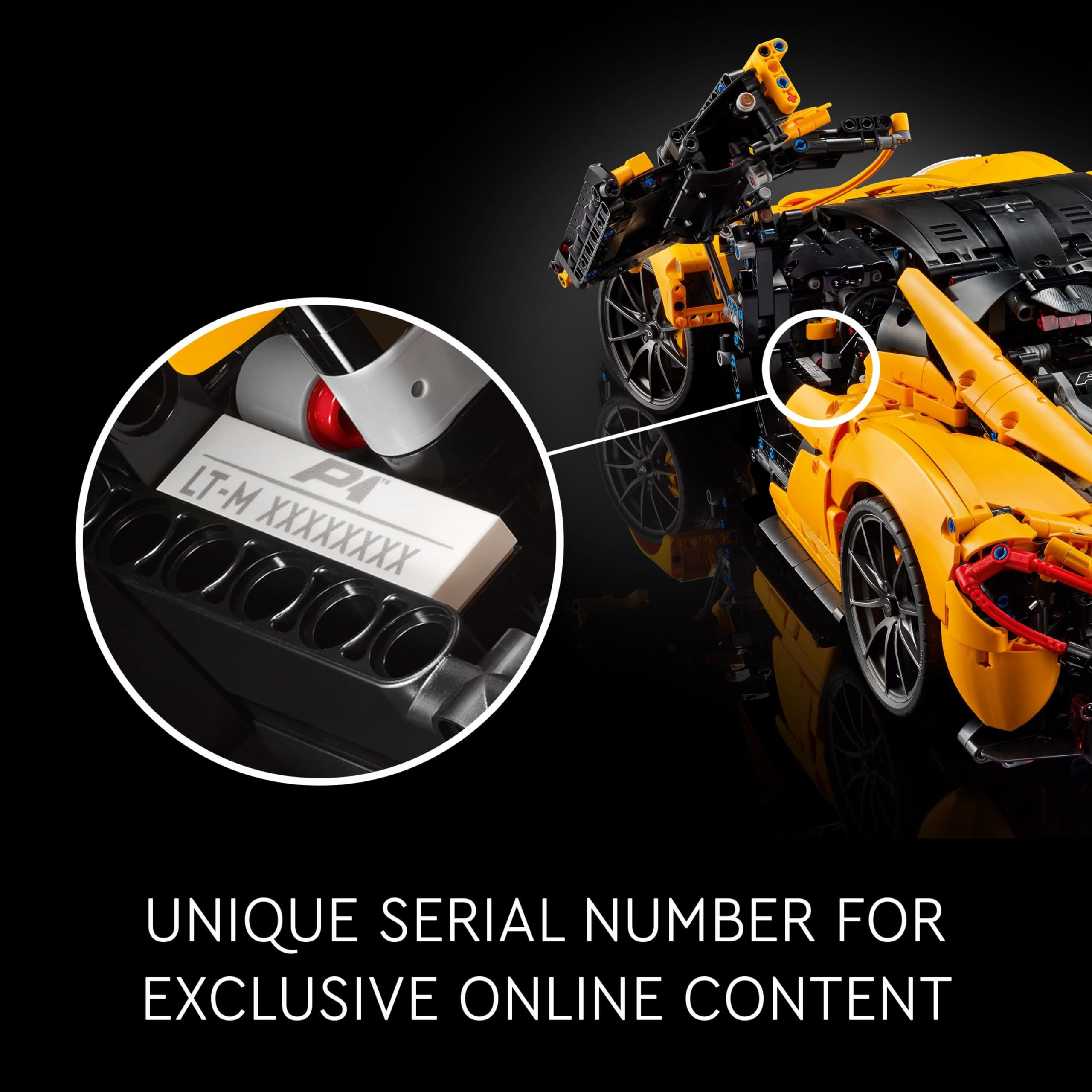 Foto 4 pulgar | Maqueta De Coche Lego Technic Mclaren P1 1:8 Para Adultos 42172 - Venta Internacional.