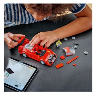 Foto 3 | Auto De Juguete Construcción 318 Pz Lab.g Rojo