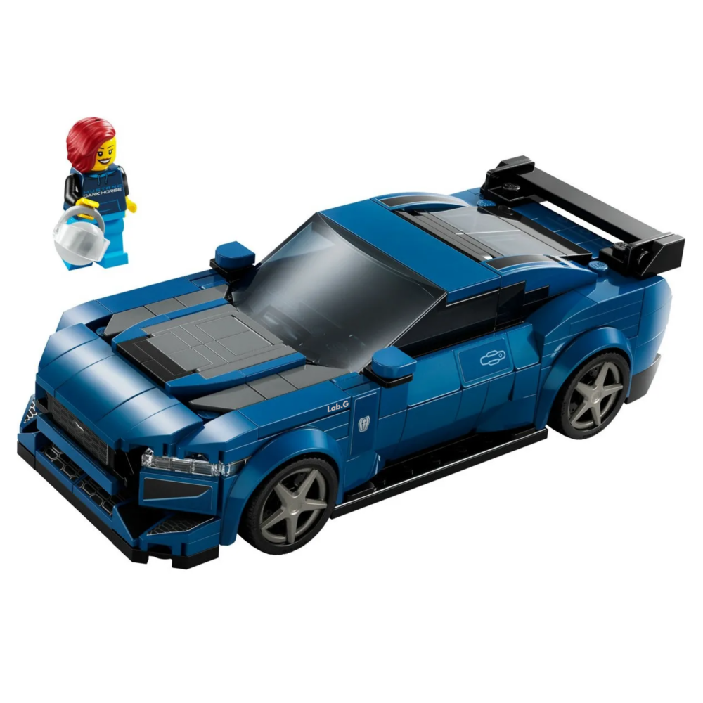 Foto 4 pulgar | Auto Deportivo Ford Mustang Lab.g  Azul