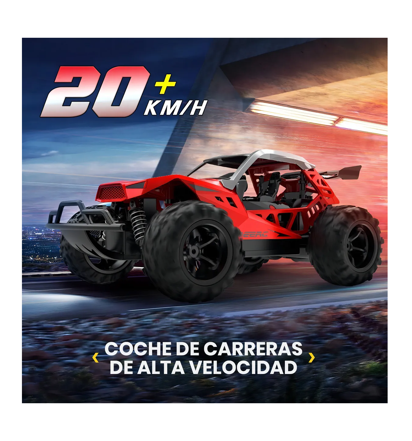 Foto 3 pulgar | Carro a Control Remoto Belug con Accesorios