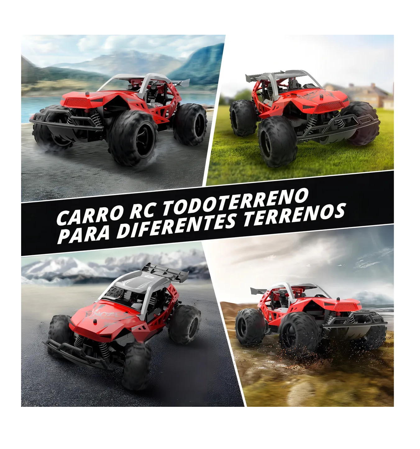 Foto 4 pulgar | Carro a Control Remoto Belug con Accesorios