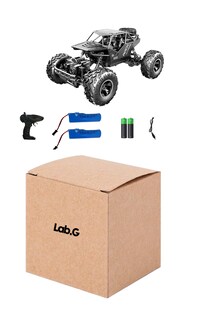 Foto 1 | Juguete Coche A Control Remoto 4x4 Negro