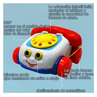 Foto 3 | Coche Teléfono Para Bebé Lab.g Multicolor