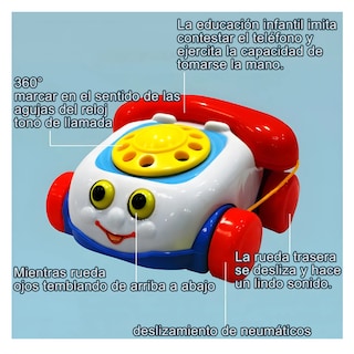 Foto 3 | Coche Teléfono Para Bebé Belug Multicolor