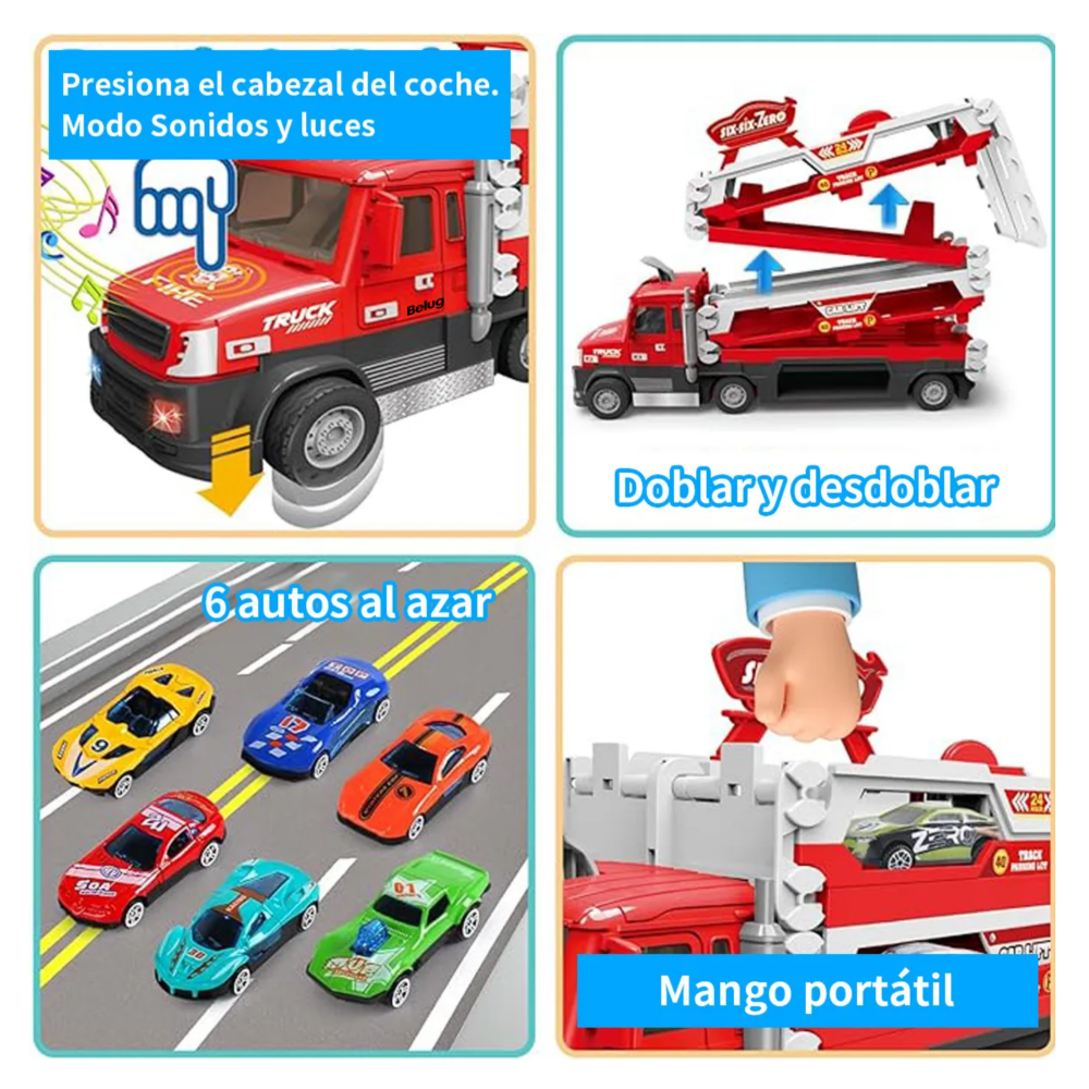 Foto 3 pulgar | Coches Bomberos Juguetes Belug  Rojo Colores