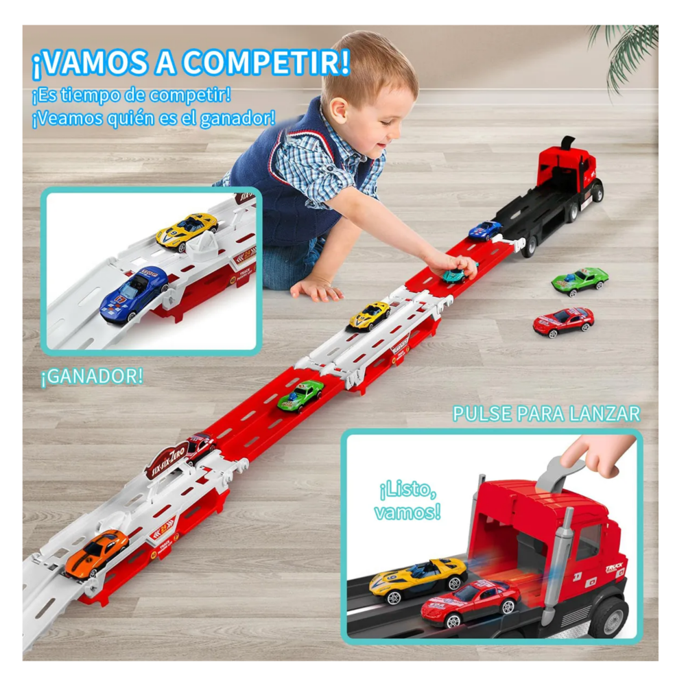Foto 4 | Coches Bomberos Juguetes Belug  Rojo Colores