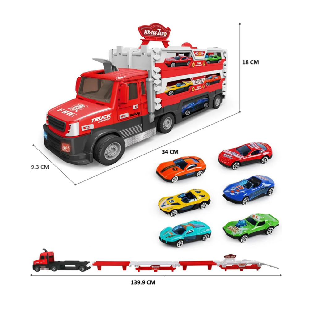 Foto 6 pulgar | Coches Bomberos Juguetes Belug  Rojo Colores
