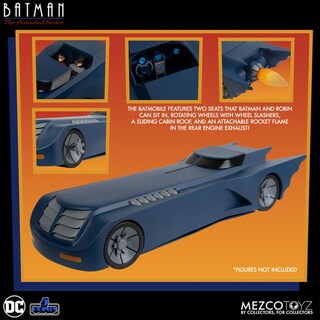 Foto 5 | Vehículo Mezco Toys Batman: El Batimóvil Animado - Venta Internacional.