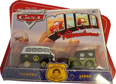 Foto 1 | Paquete De 2 Resortes De Radiador Toy Disney Cars Mini Adventures - Venta Internacional.