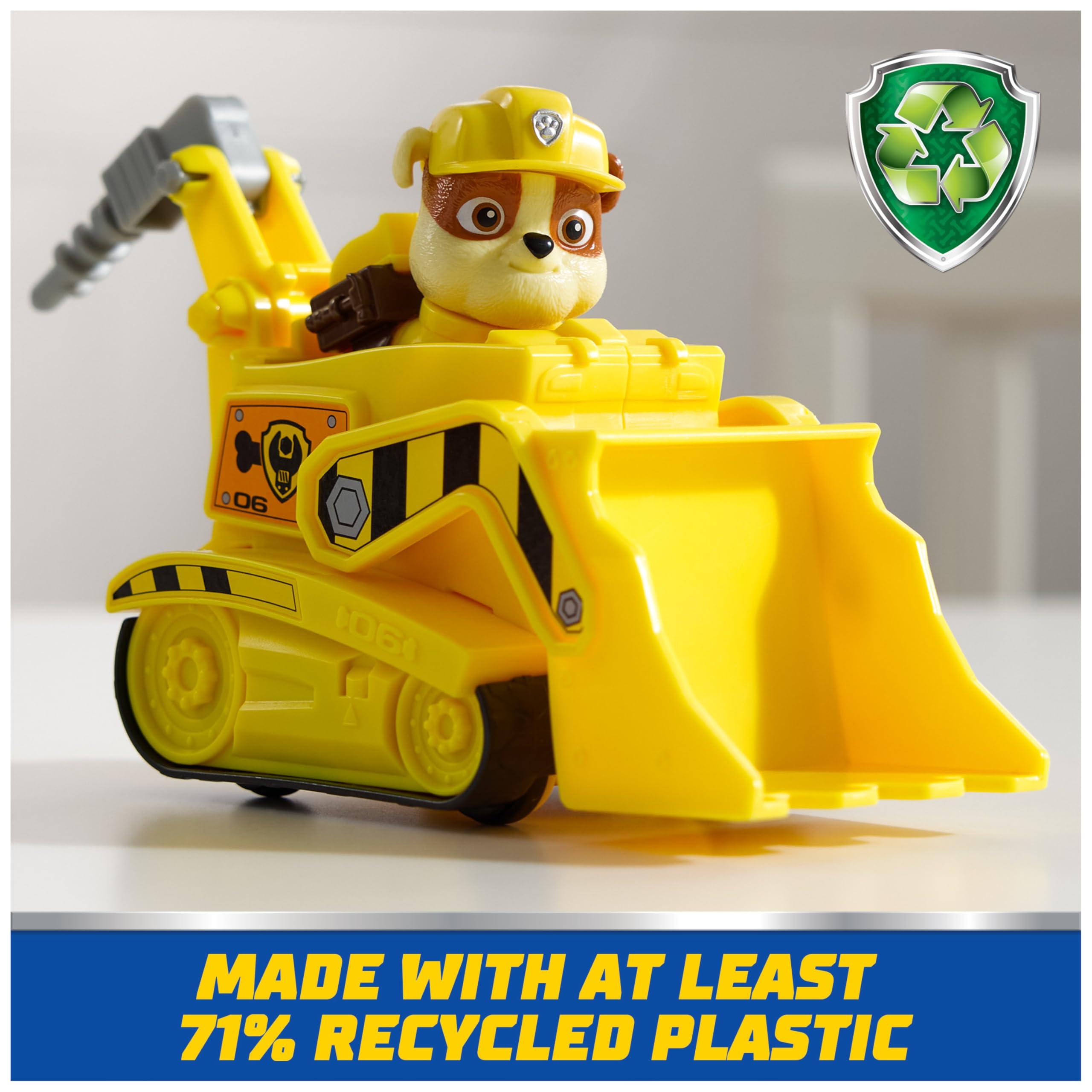 Foto 4 pulgar | Toy Truck Paw Patrol Rubble's Bulldozer Con Figura Coleccionable - Venta Internacional.