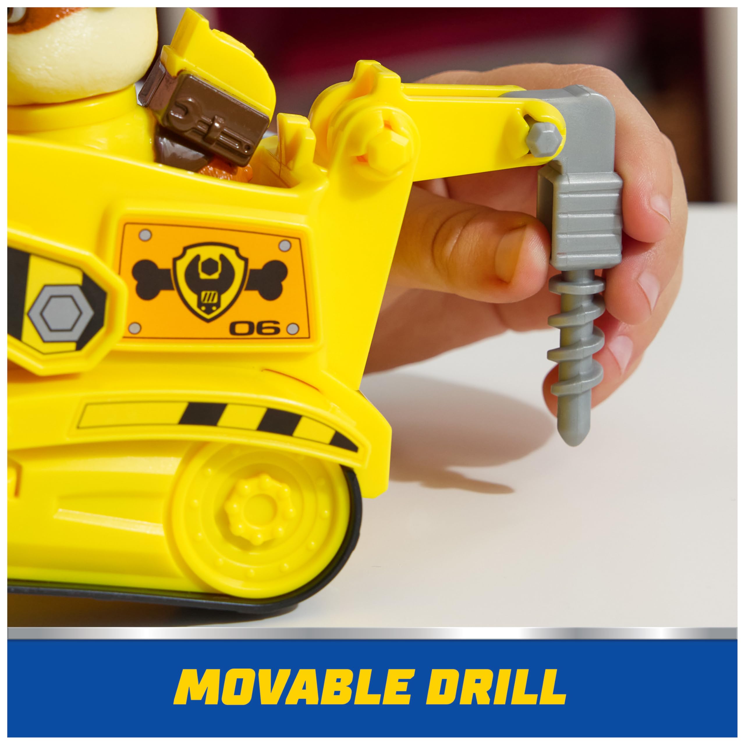 Foto 5 pulgar | Toy Truck Paw Patrol Rubble's Bulldozer Con Figura Coleccionable - Venta Internacional.