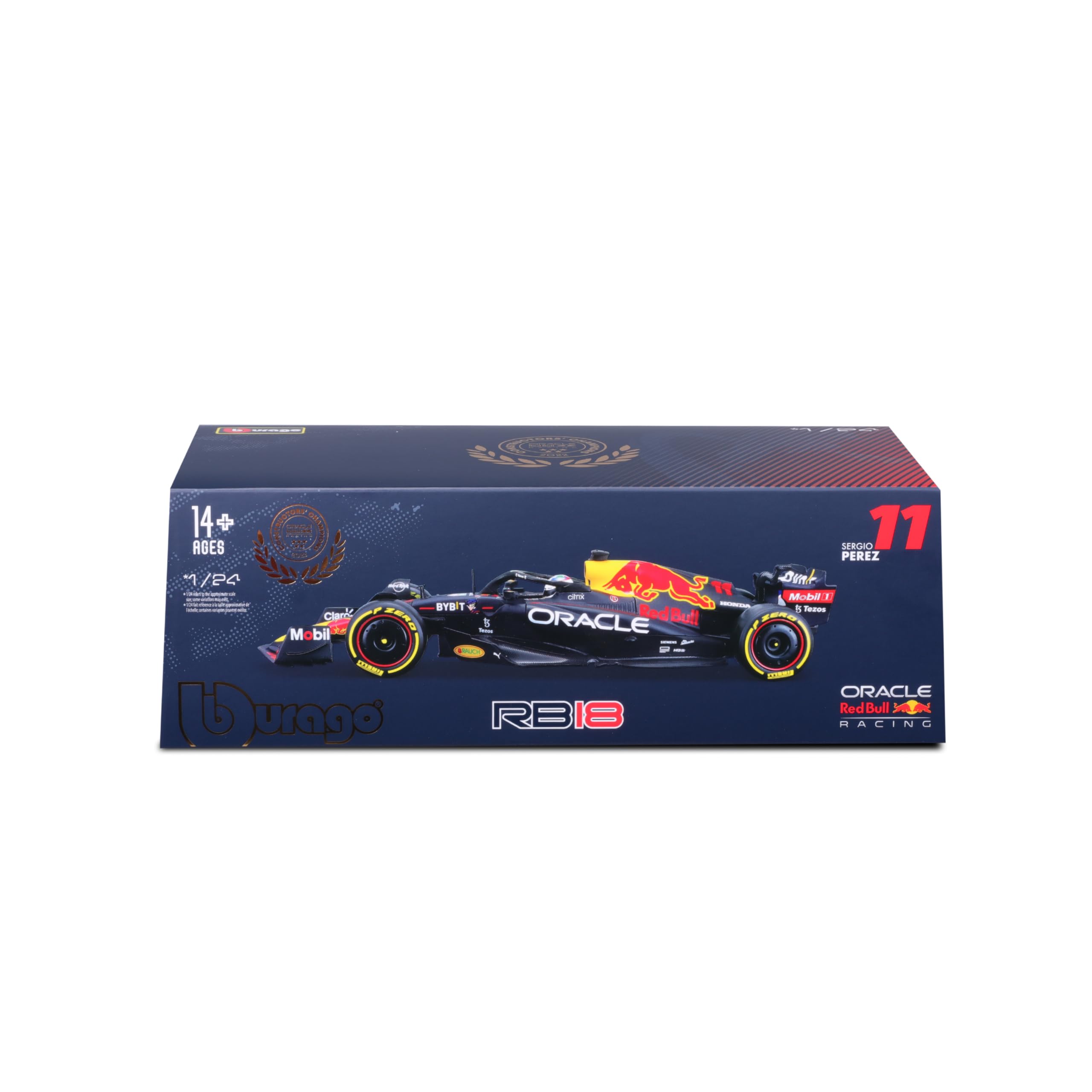 Foto 5 pulgar | Modelo Bburago 1:24 Race Oracle Red Bull Racing Rb18 - Venta Internacional.