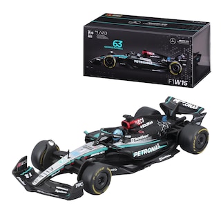 Foto 1 | Vehículo De Fórmula Fundido A Presión Bburago 1:43 2024 Race Mercedes W15 - Venta Internacional.