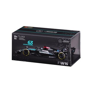 Foto 5 | Vehículo De Fórmula Fundido A Presión Bburago 1:43 2024 Race Mercedes W15 - Venta Internacional.