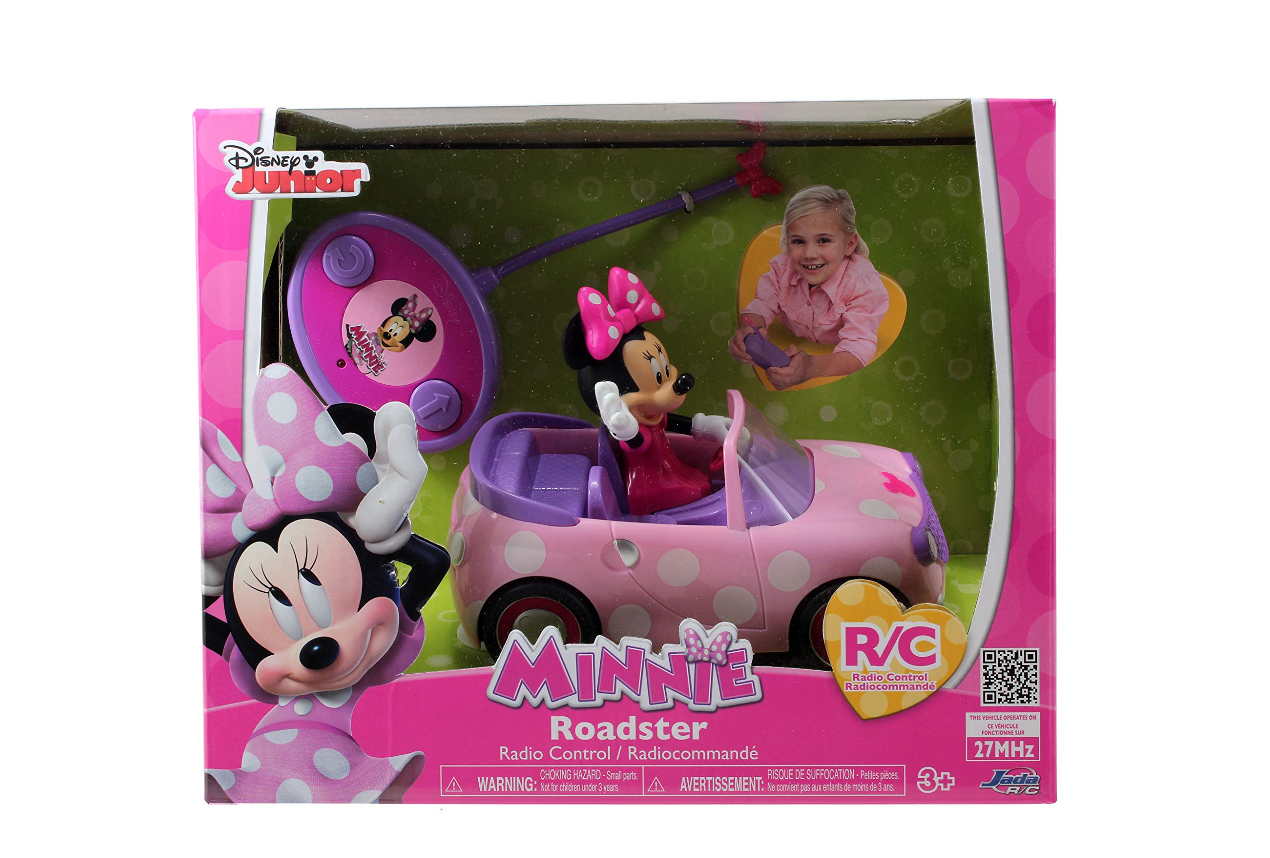 Foto 5 pulgar | Coche De Control Remoto Jada Toys Disney Junior Minnie Mouse - Venta Internacional.