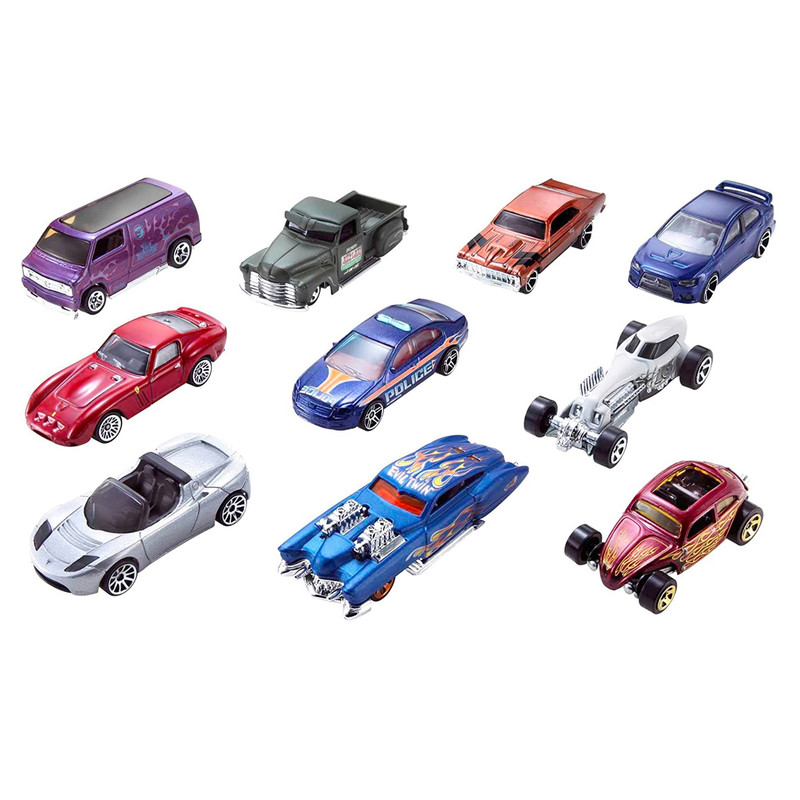 Foto 3 pulgar | Carros Hot Wheels Mattel 10 Piezas