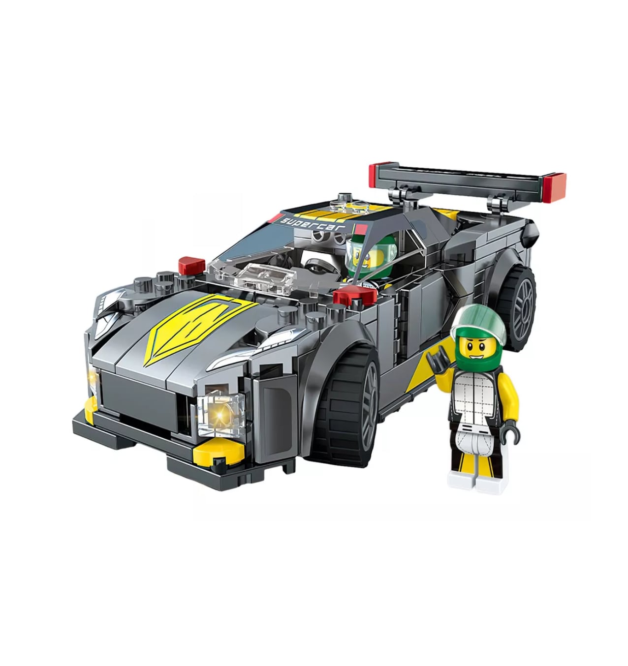Bloque de Construcción Lab.G Auto Deportivo 341 Piezas $689
