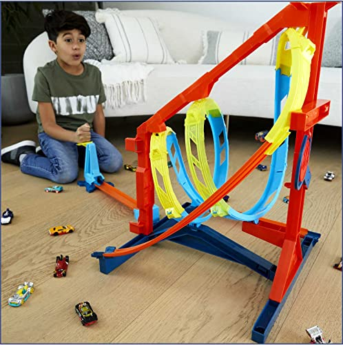 Foto 3 pulgar | Venta Internacional - Pista Hot Wheels Track Builder Unlimited Sacacorchos