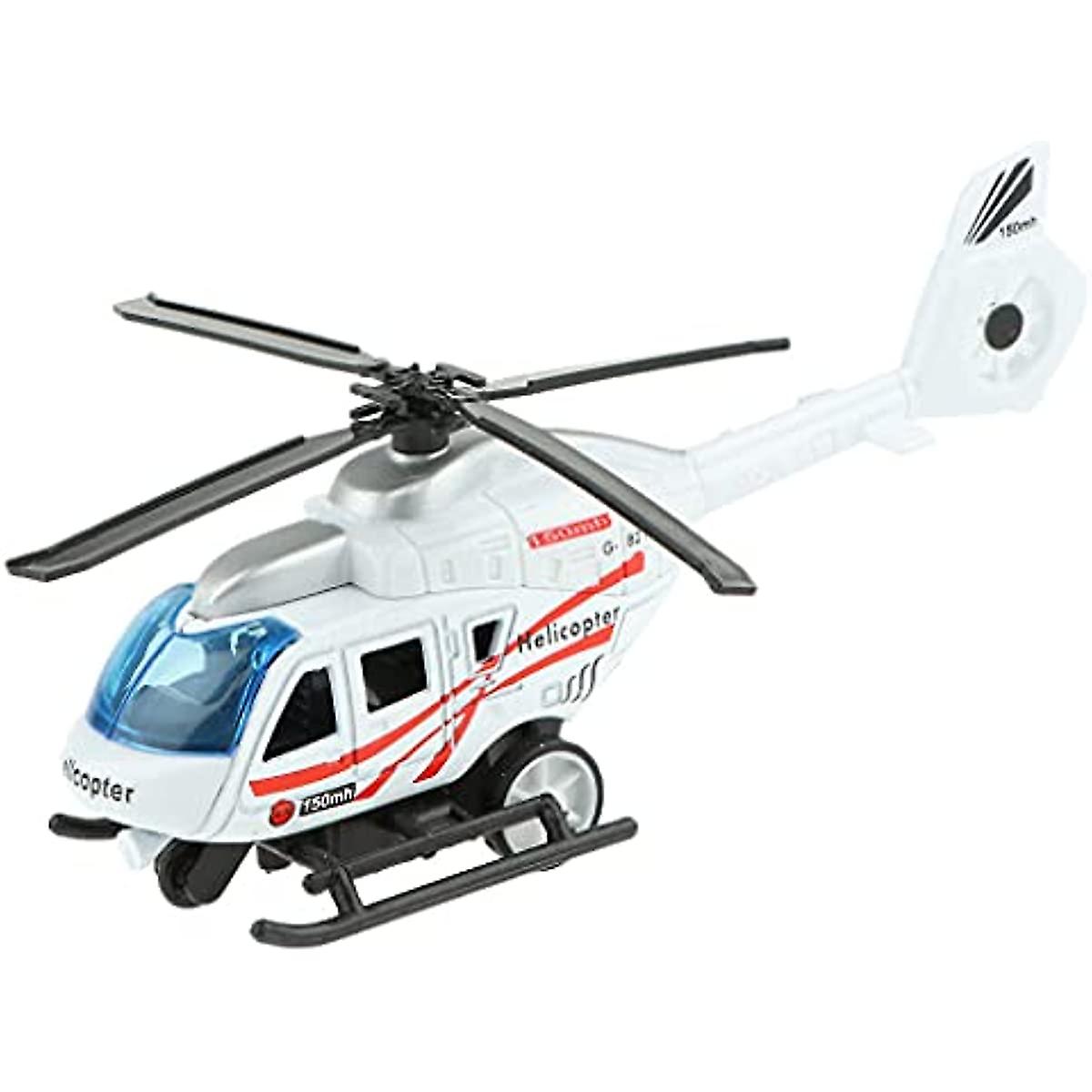 Foto 2 pulgar | Venta Internacional - Juguete De Colección De Maquetas De Aleación De Helicóptero Fundido A Escala 1:43