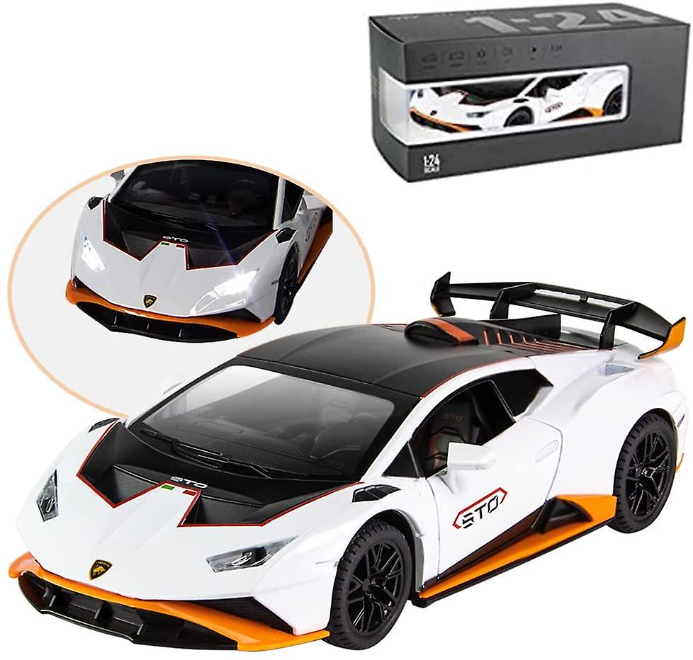 Foto 2 pulgar | Venta Internacional - Modelo De Coche De Fundición A Presión Wekity Lamborghini Hura A Escala 1:24