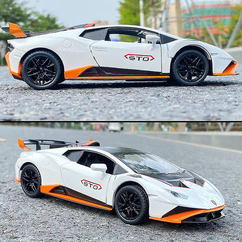 Foto 3 pulgar | Venta Internacional - Modelo De Coche De Fundición A Presión Wekity Lamborghini Hura A Escala 1:24