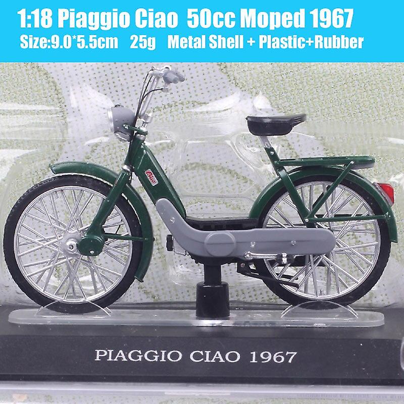 Foto 4 pulgar | Venta Internacional - Atlas A Escala 1/18 Piaggio Ciao Italia Tricolore Grillo Bravo