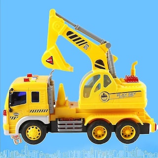 Foto 4 | Venta Internacional - Excavadora De Juguete Para Vehículos Con Poesía, Música Y Linternas De 28 Cm