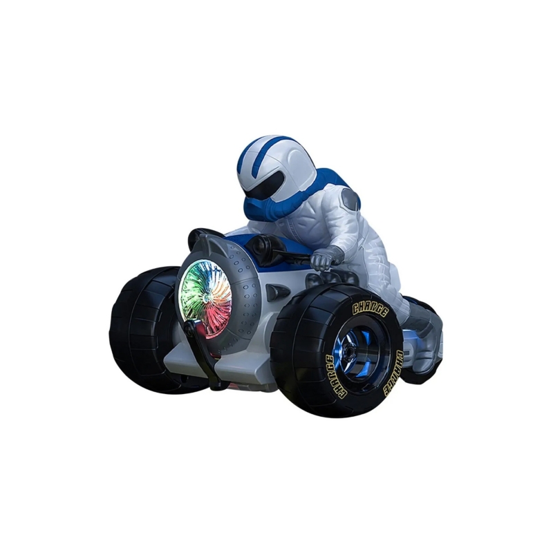 Motocicleta De Juguete Interactiva 360° Con Sonido, Luz Y Movimiento - Venta Internacional.