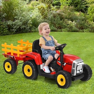 Foto 2 | Coche Ride On Tractor Costzon Con Remolque Batería De 12 V Para Niños - Venta Internacional