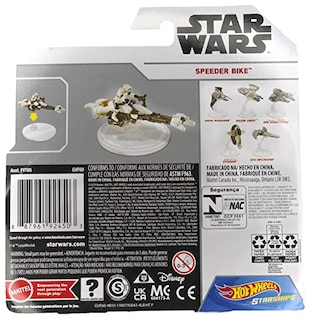 Foto 3 | Vehículo Fundido a Presión Hot Wheels Star Wars Starships Speeder Bike - Venta Internacional