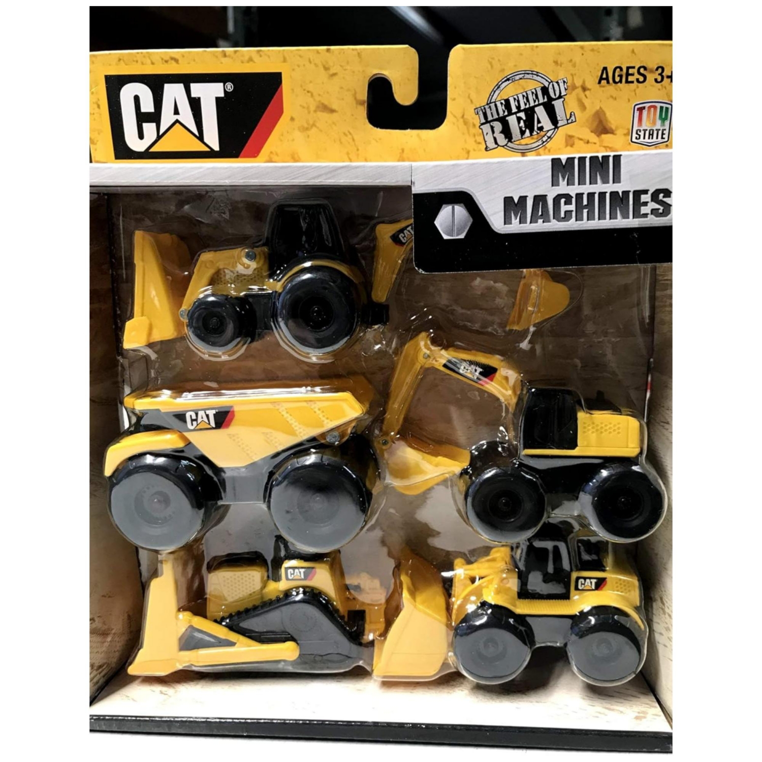 Foto 3 pulgar | Set de Juguetes Construction Machines Cat para Niños - Venta Internacional