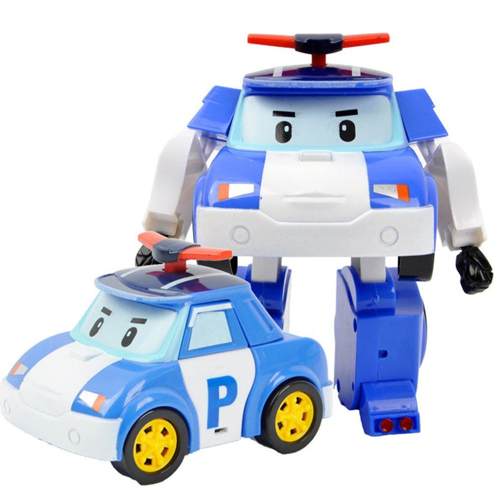 Foto 4 | Juego De Figuras De Juguete Transformation Cars, 4 Unidades, Robocar Poli - Venta Internacional.