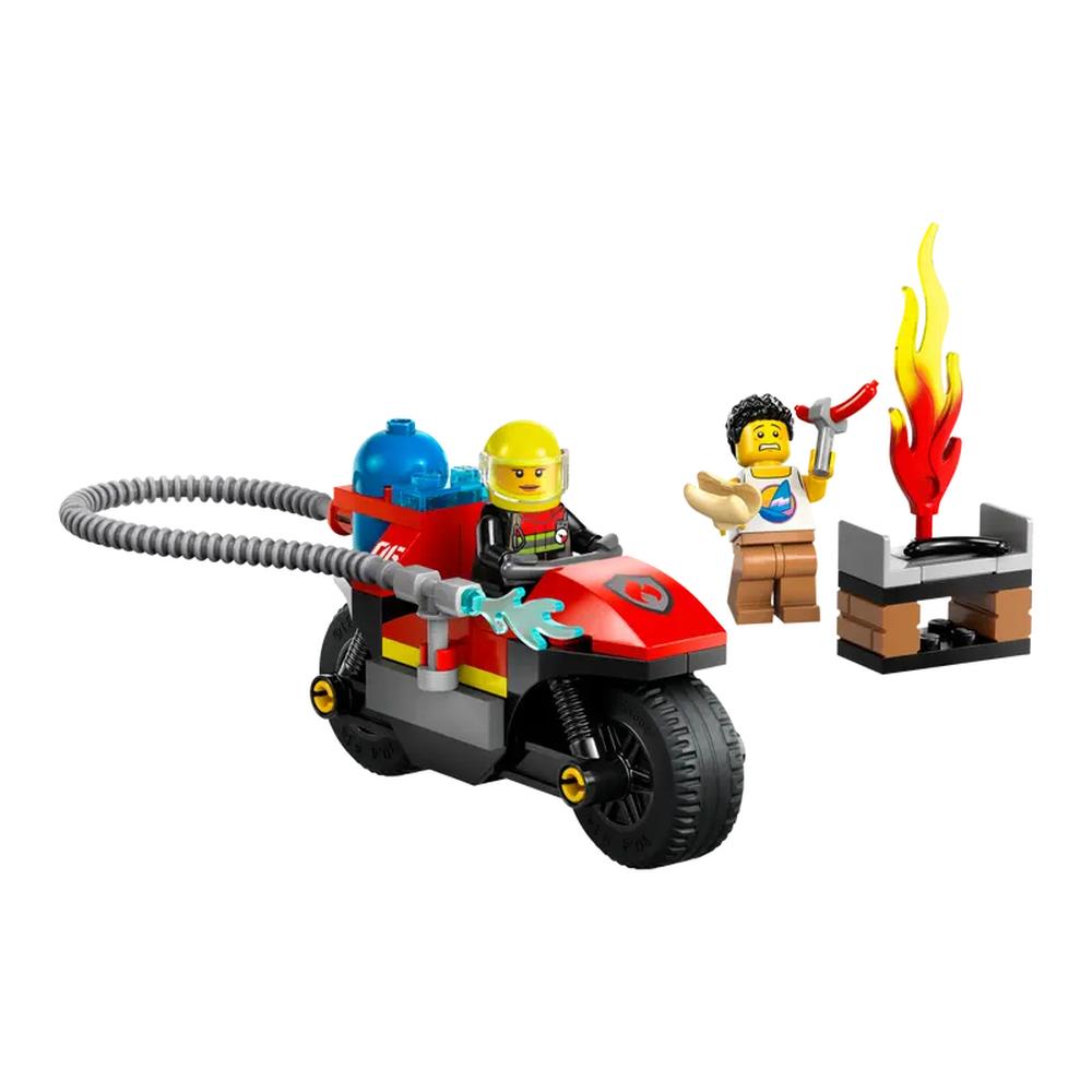 Lego City Moto De Rescate De Bomberos 60410 $359