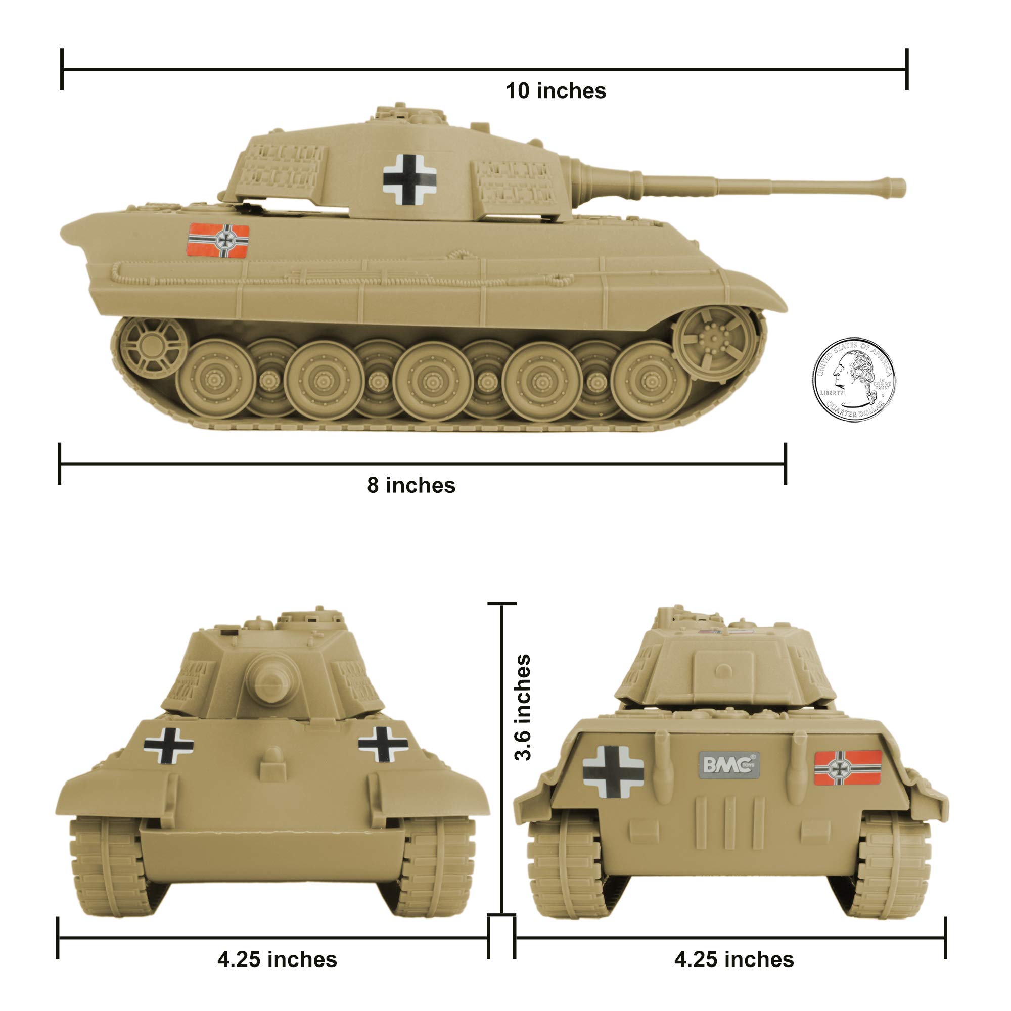 Foto 2 | Tanque Alemán King Tiger Bmc De La Segunda Guerra Mundial, V - Venta Internacional.