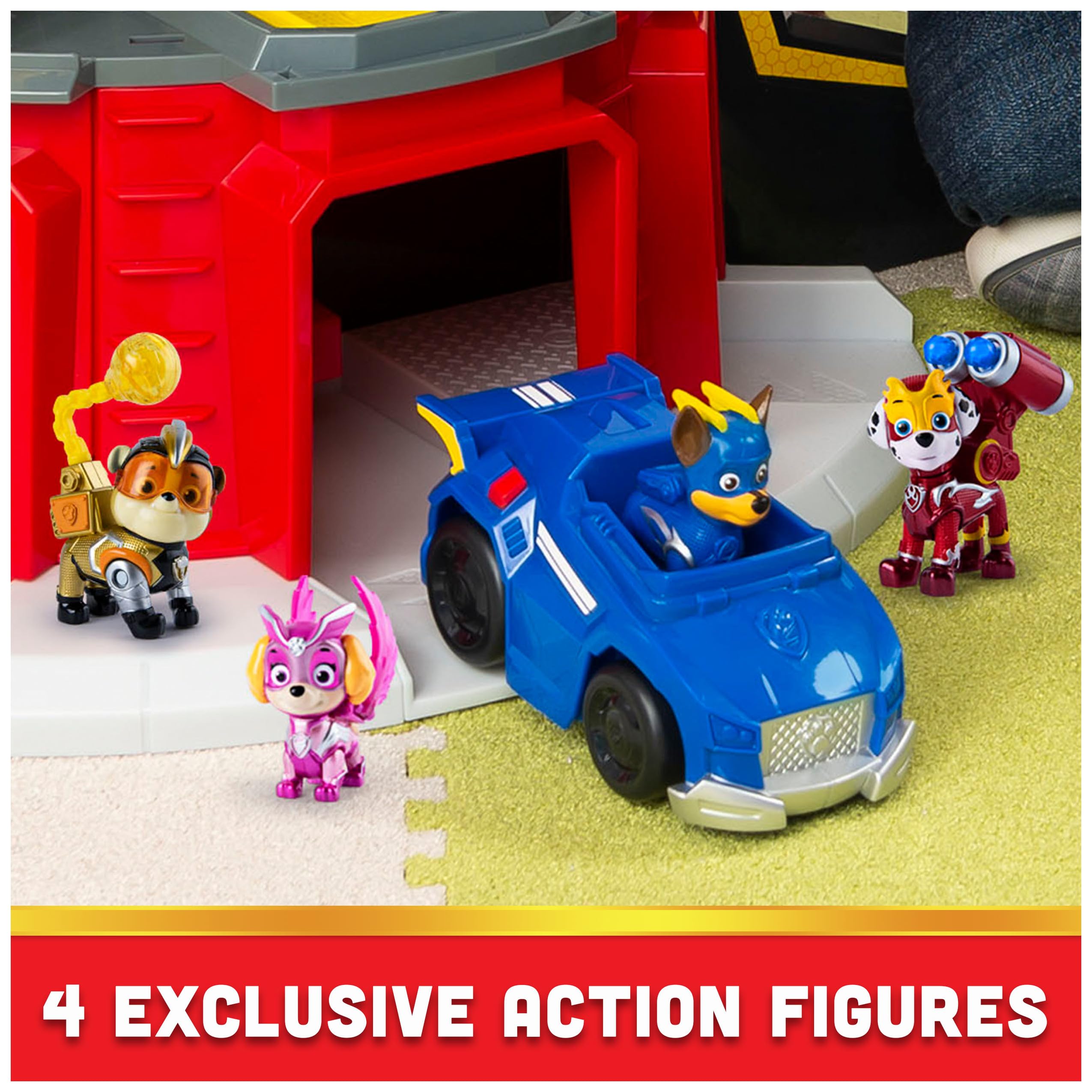 Mighty Lookout Tower De Toy Paw Patrol Con 4 Figuras De Accion Venta Internacional. Coppel
