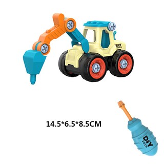 Foto 5 | Set De 4 Camiones Truck Armables En Plástico Para Niños - Juguete Educativo Y Creativo Con Accesorios