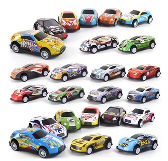 Foto 2 | Set De Vehículos Juguetes Collections Tin Car Con Caja De Almacenamiento Para Regalo De Niños (30pcs)