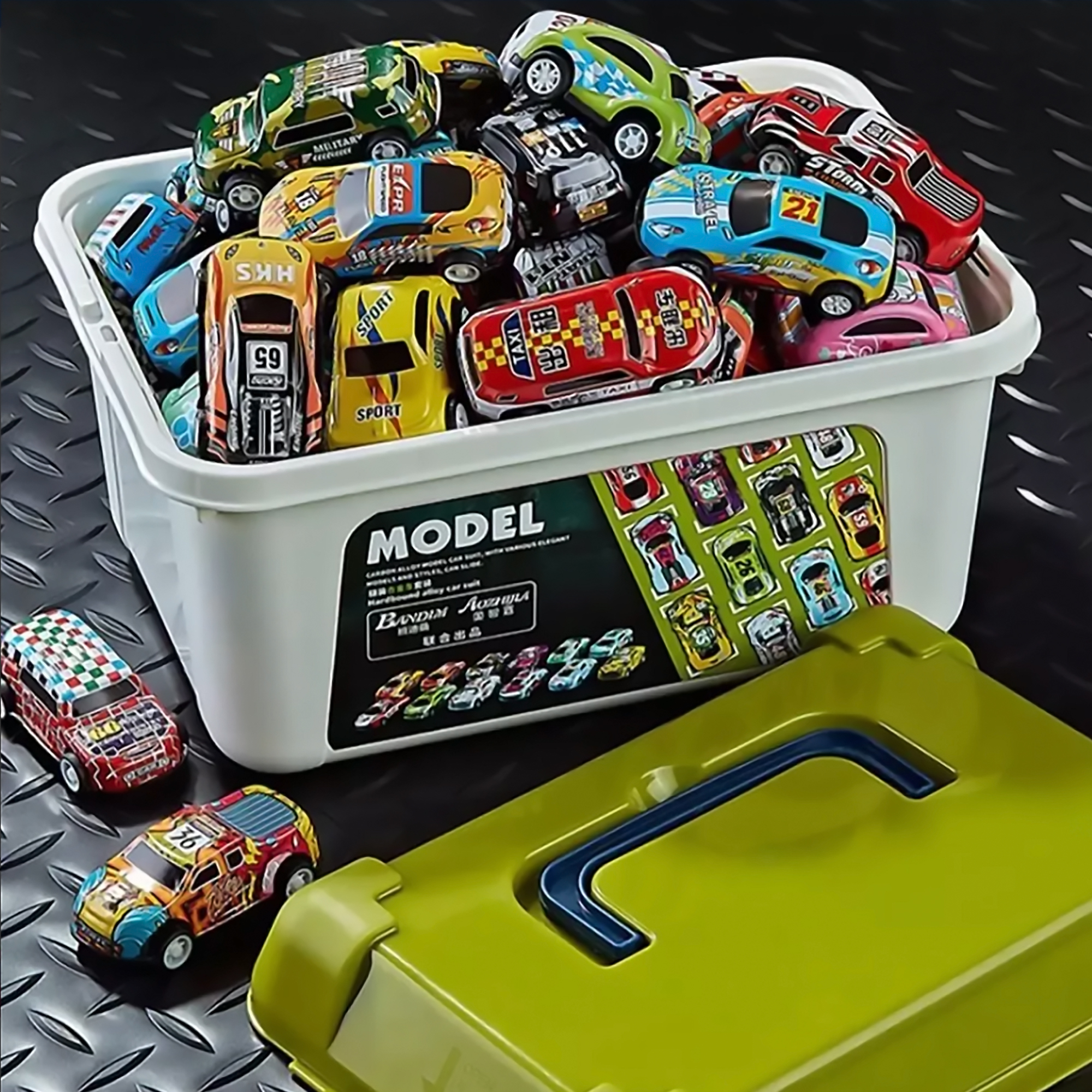 Foto 4 pulgar | Set De Vehículos Juguetes Collections Tin Car Con Caja De Almacenamiento Para Regalo De Niños (30pcs) 