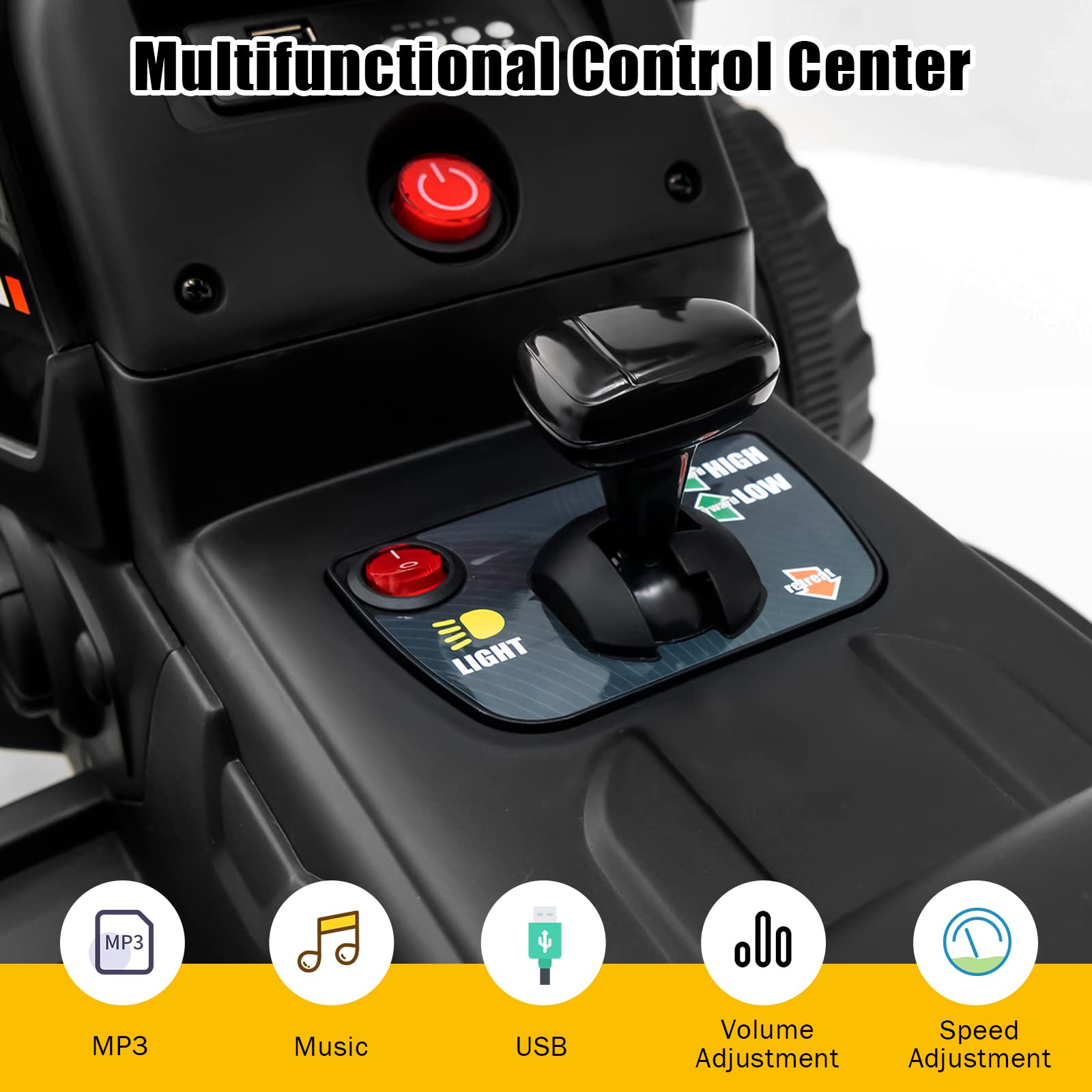 Foto 5 pulgar | Ride On Tractor Costzon Con Remolque, Batería De 12 V, Niños Mayores De 3 Años - Venta Internacional.